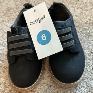 Cat and jack black toddler or baby boy dress shoes
